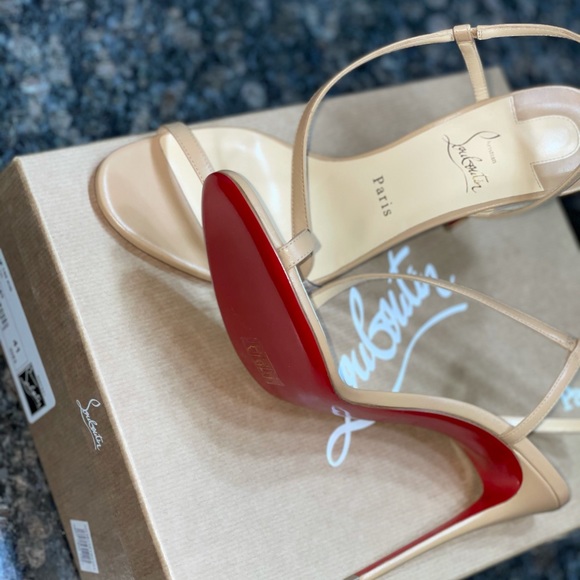 Christian Louboutin Rosalie Patent Stiletto Sandal - Picture 5 of 6